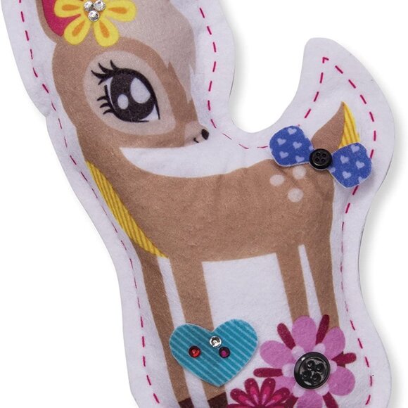 New Craft Sew Cool Woodland Stuffed Character Pillows Set - Picture 4 of 6